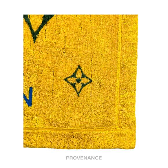 🔴 Louis Vuitton Beach Towel - BRAZIL 500 ANOS Monogram - Picture 8 of 12